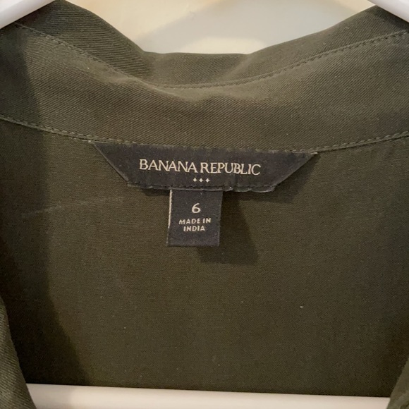 Banana Republic Olive Romper - Picture 2 of 9